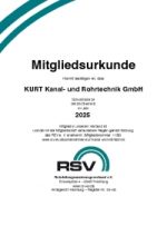 Mitglied im RSV Rohrleitungssanierungsverband e.V.